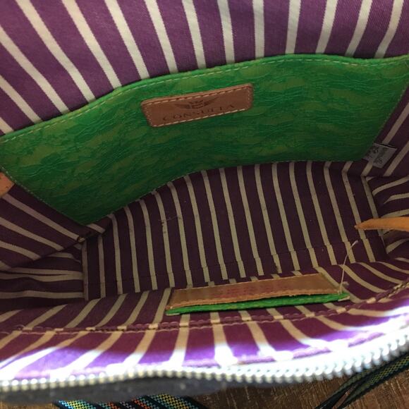 Consuela Si No Hobo Crossbody Tote Rare Discontinued Shoulder Bag Quilted - Picture 10 of 15